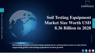 Soil Testing Equipment Market Manufacturers Analysis and Review