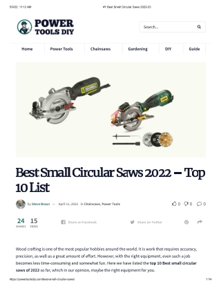 #1 Best Small Circular Saws 2022-23 | Power Tools DIY