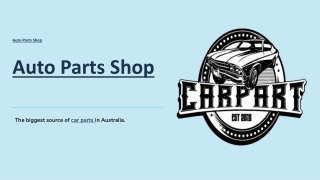 Auto Parts Shop