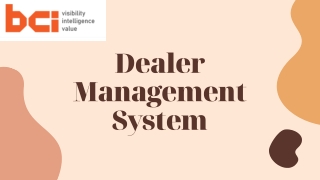 Dealer Management System