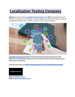 Localization Testing Company