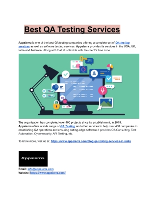 Best QA Testing Services