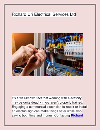 Best Electrician in Bromley