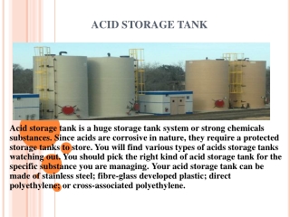Acid Tank, Diesel Storage Tank, Underground Fuel Tank, Oil tank, Chennai