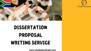 Dissertation Proposal Writing Service - Words Doctorate