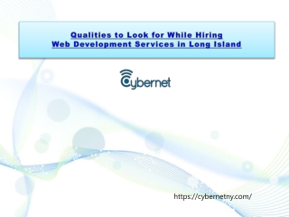 Qualities to Look for While Hiring Web Development Services in Long Island