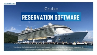 Cruise Reservation Software | Cruise API Integration