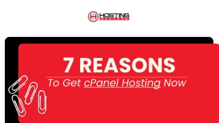 cPanel hosting Reasons to choose