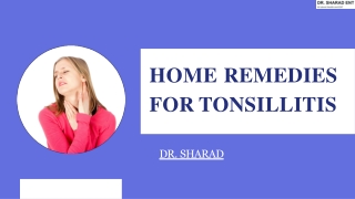 Home Remedies for Tonsillitis | Dr. Sharad