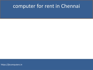 laptop on rent in Chennai