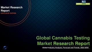 Cannabis Testing Market To Witness Huge Growth By 2030