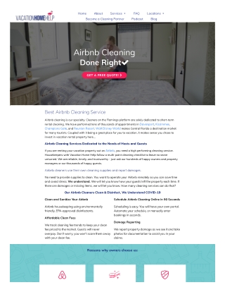 Airbnb Cleaning Service