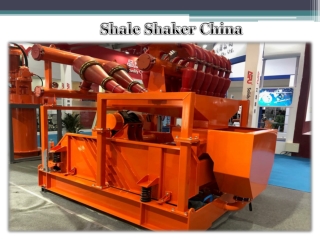 Shale Shaker China