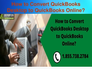 How to Convert QuickBooks Desktop to QuickBooks Online