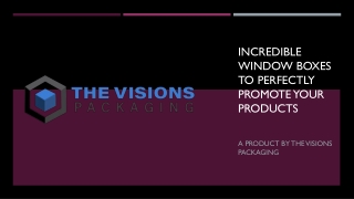 Custom Boxes with Windows