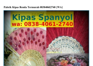Pabrik Kipas Renda Termurah
