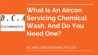 What Is An Aircon Servicing Chemical Wash, And Do You Need One?