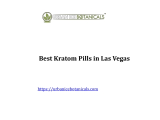 Best Kratom Pills