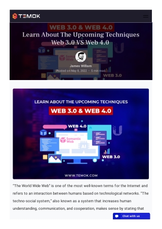 Learn About The Upcoming Techniques Web 3.0 VS Web 4.0