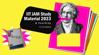 IIT JAM 2023 Study Material and Notes for All Subjects