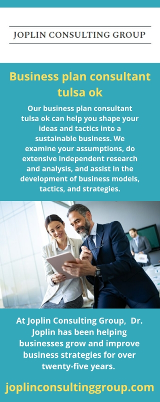 business plan consultant tulsa ok