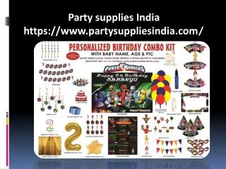 Birthday Party Decoration Products