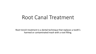 Root Canal Treatment