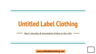 Men’s Hoodies & Sweatshirts Online in the USA