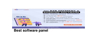 Best software panel