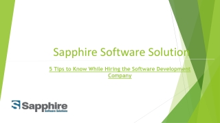 5 Tips To Know While Hiring the Software Development Company