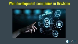 Web development companies in Brisbane