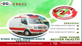 Best Road Ambulance Service in Ranchi to Kolkata- King
