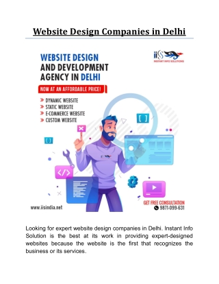 Website Design Companies in Delhi