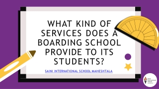 What Kind Of Services Does A Boarding School Provide To Its Students?