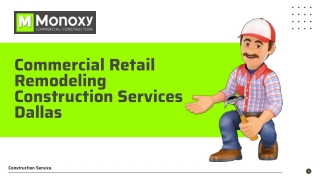 Commercial Retail Remodeling Construction Services Dallas