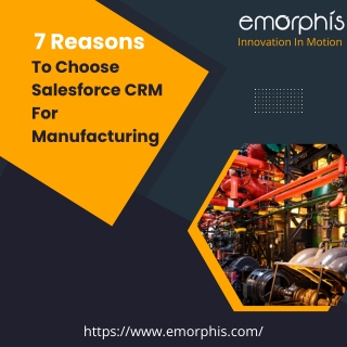 Salesforce CRM for Manufacturing Industry
