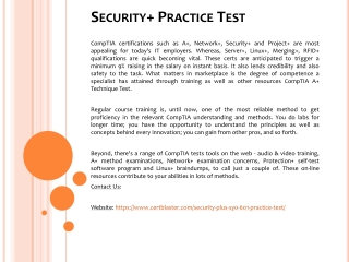 Security  Practice Test