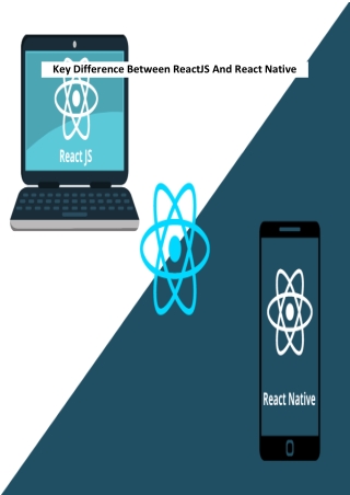 Difference Between React JS And React Native