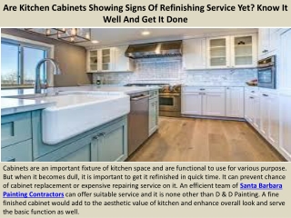 Are Kitchen Cabinets Showing Signs Of Refinishing Service Yet Know It Well And Get It Done