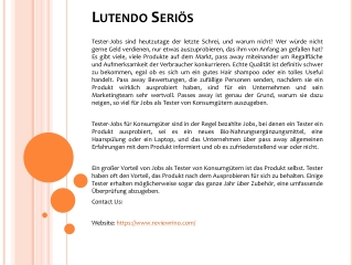 Lutendo Seriös