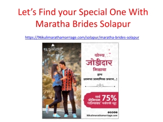 Search Profiles Of 96 Kuli Maratha Brides From Solapur