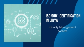 ISO 9001 Certification in libya (1)