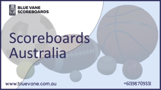 Scoreboards Australia Design for Stadium and Sports Complex!