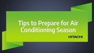 Tips to Prepare for Air Conditioning Season