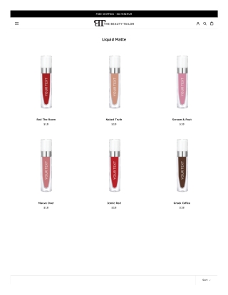 liquid Lipsticks - The Beauty Tailor