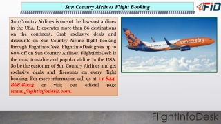 Sun Country Airline Flight Booking