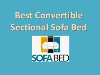 Best Convertible Sectional Sofa Bed
