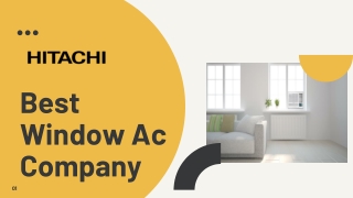 Best Window Ac Company- Hitachi