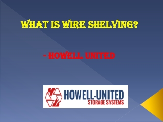 Wire Shelving