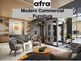 Modern Commercial Furniture